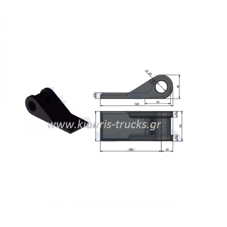 295-ΜΕΝΤΕΣΕΣ ΠΑΡΑΠΕΤΙΟΥ ΚΟΛΛΗΤΟΣ ΘΥΛΗΚΟΣ Φ20