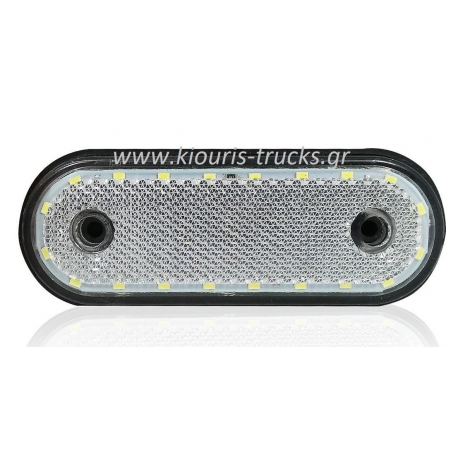 352-ΦΑΝΑΡΙ 20 LED ΛΕΥΚΟ ΠΛΑΙΝΟ