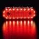 351-ΦΑΝΑΡΙ 20 LED ΚΟΚΚΙΝΟ ΠΛΑΙΝΟ