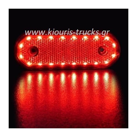 351-ΦΑΝΑΡΙ 20 LED ΚΟΚΚΙΝΟ ΠΛΑΙΝΟ