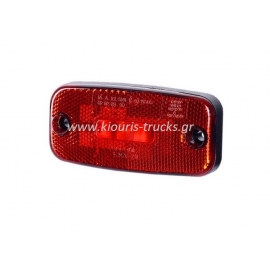341-ΦΑΝΑΡΙ 3 LED ΚΟΚΚΙΝΟ ΧΩΡΙΣ ΒΑΣΗ