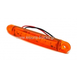 312-ΦΑΝΑΡΙ 9 LED 12/24V 9 ΠΟΝΤΟΙ ΚΙΤΡΙΝΟ