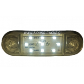 302-ΦΑΝΑΡΙ 9 LED  ΛΕΥΚΟ 12-24V