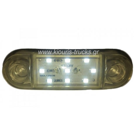 302-ΦΑΝΑΡΙ 9 LED  ΛΕΥΚΟ
