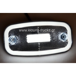 343-ΦΑΝΑΡΙ ΝΕΟΝ 1 ΓΡΑΜΜΗ ΚΑΙ ΚΥΚΛΟ LED ΛΕΥΚΟ 12-24V