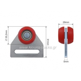 1230-ΡΑΟΥΛΟ ΠΛΑΣΤΙΚΟ ΓΙΑ ΙΜΑΝΤΑ Φ35Χ30 ΛΕΥΚΟ ΡΟΔΑΚΙ