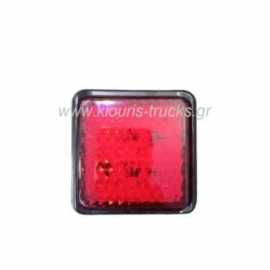 185-ΦΑΝΑΡΙ LED ΤΕΤΡΑΓΩΝΟ ΠΟΡΕΙΑΣ-ΣΤΟΠ 10Χ10 12-24V