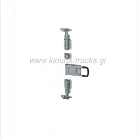 4165-ΚΛΕΙΣΤΡΟ 27ΧΙΛ ΚΟΜΠΛΕ ΜΕ ΛΑΒΗ 26,8Χ11,8 ΓΑΛΒΑΝΙΖΕ