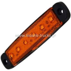 106-ΦΑΝΑΡΙ 6 LED ΚΙΤΡΙΝΟ