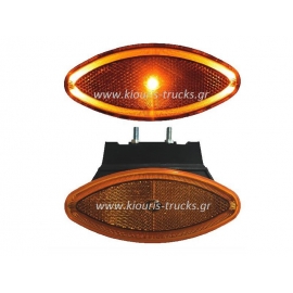 145-ΦΑΝΑΡΙ 1 LED ΠΛΑΙΝΟ ΜΕ ΒΑΣΗ ΟΒΑΛ