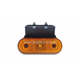 346-ΦΑΝΑΡΙ 1 LED ΠΛΑΙΝΟ ΜΕ ΒΑΣΗ SCHMITZ 24V