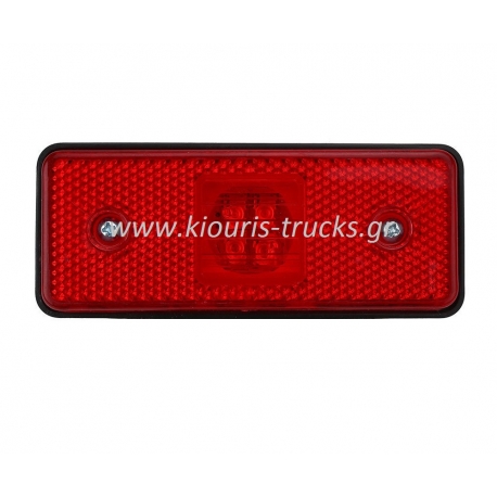 136-ΦΑΝΑΡΙ 4 LED ΚΟΚΚΙΝΟ ΧΩΡΙΣ ΒΑΣΗ