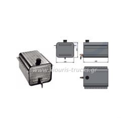 022-ΔΟΧΕΙΟ ΝΕΡΟΥ ΙΝΟΞ 25 ΛΙΤΡΑ ΤΕΤΡΑΓΩΝΟ